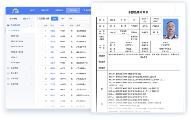 红海eHR用数字化赋能国企干部管理提效干部选拔与任用