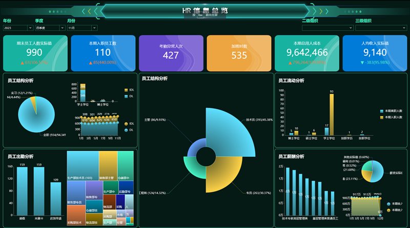 米乐M6：Wyn客户案例：德昂信息-Wyn助力构建HR人员信息分析看板(图6)