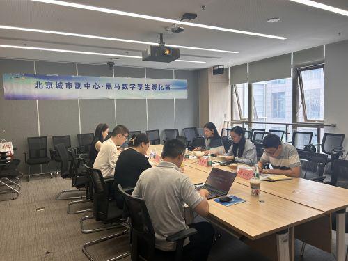 北京国际科技创新中心项目调研丨走进黑马数字孪生孵化器