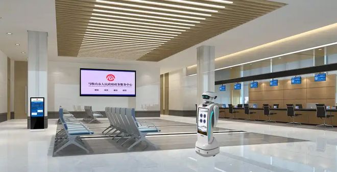 米乐M6网页版：优雅与效率并存：办事大厅装修效果图精选(图3)