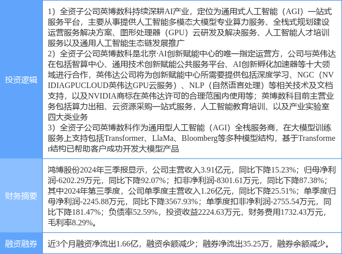 2月10日鸿博股份涨停分析：人工智能大模型东数西算算力人工智能概念热股(图2)