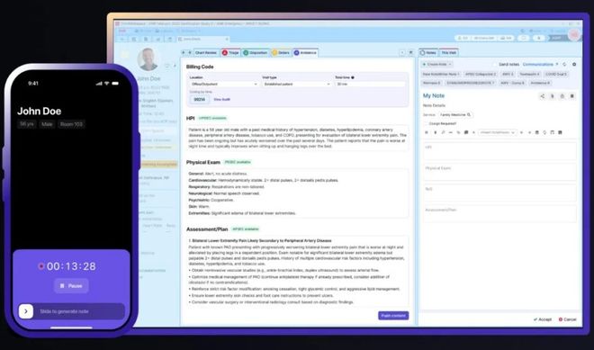AI医疗独角兽诞生！OpenAI、a16z押注MIT学霸创立专攻90%医生痛点！(图2)