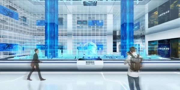 米乐M6平台：开放式·数字经济科技展馆展厅设计分享-深圳信可威(图2)