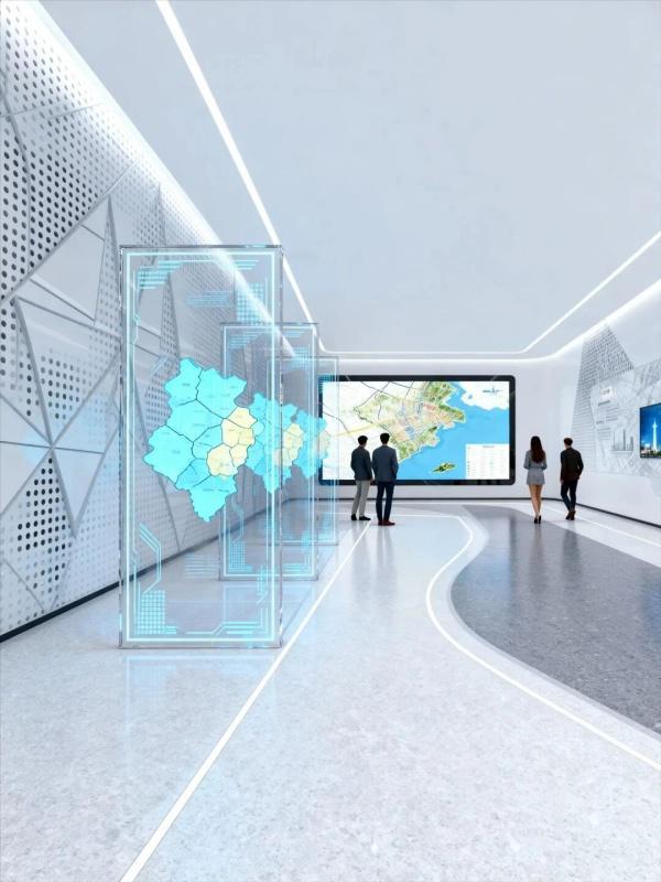 米乐M6平台：开放式·数字经济科技展馆展厅设计分享-深圳信可威(图4)