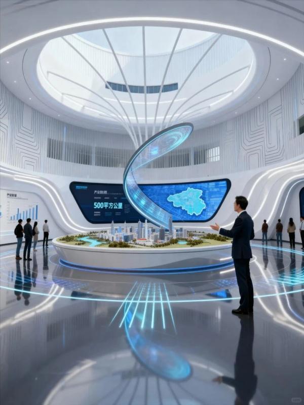 米乐M6平台：开放式·数字经济科技展馆展厅设计分享-深圳信可威(图3)