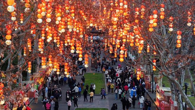 米乐M6平台：逍遥津万灯齐明！2026庐州新春灯会璀璨启幕！(图2)